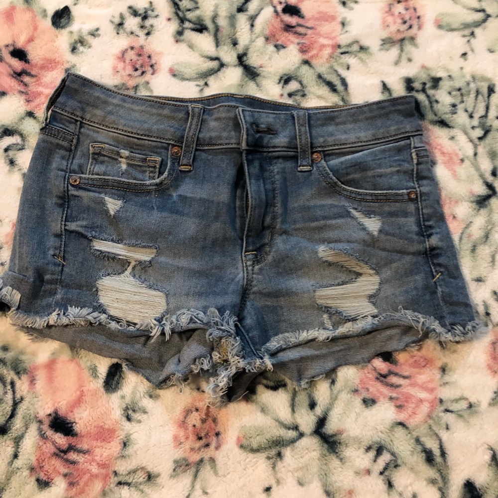 AE Next Level Stretch Shortie Size: 4